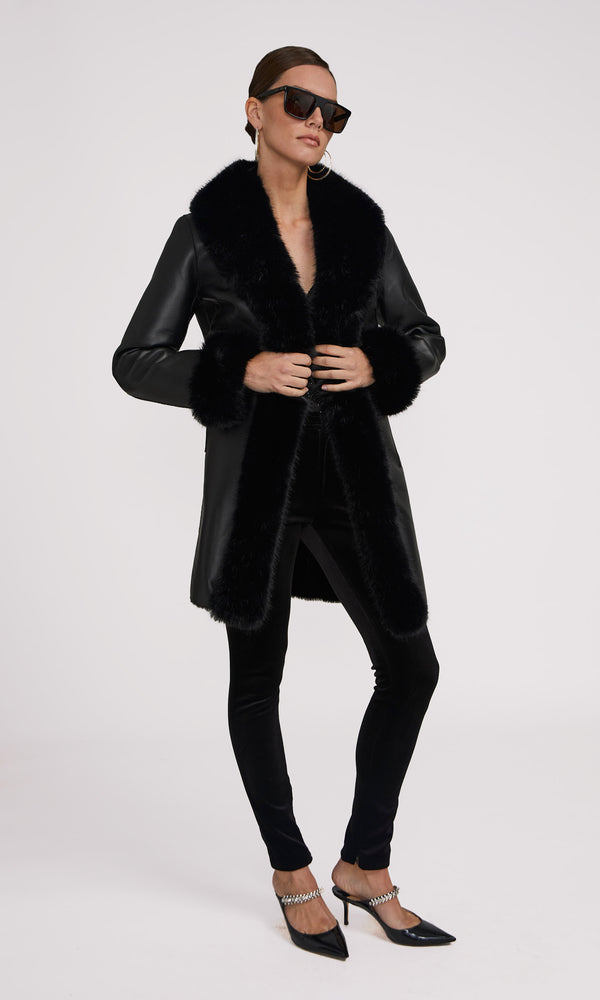 Vogue Wave Statement Coat